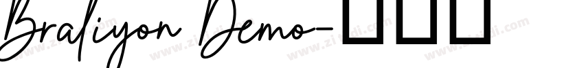 Braliyon Demo字体转换